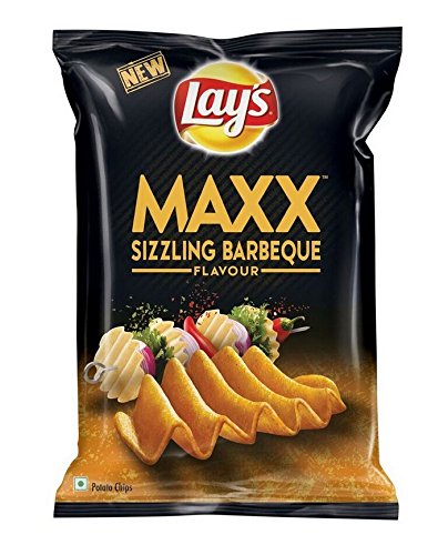 Lays Maxx Sizzling Barbeque (Pack of 4*59gm)