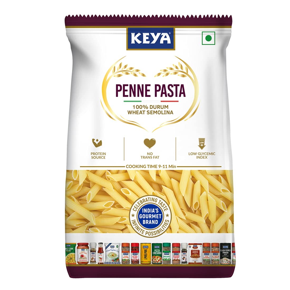 Keya Pasta Penne ( 100% Durum Semolina Wheat Pasta ) ( Buy 1 & Get 1 Free )
