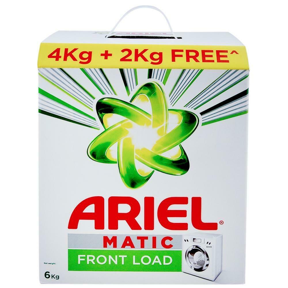 Ariel Matic Front Load Detergent Washing Powder 4 kg (Get 2 kg Free)