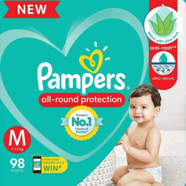 Pampers All Round Protection  Medium (7 to 12 Kg)