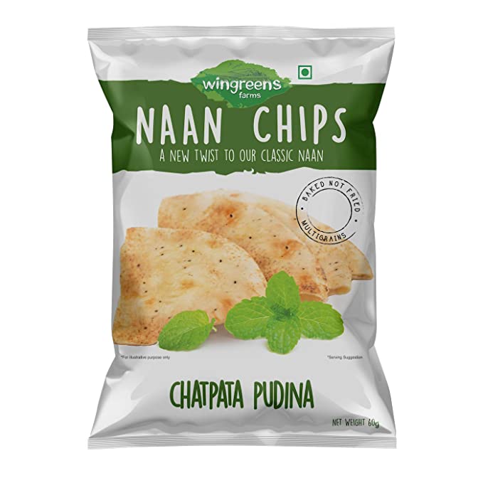 Wingreens Chatpata Pudina Naan chip