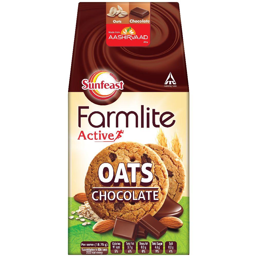 ITC Sunfeast Farmlite Oats With Chocolates Cookies