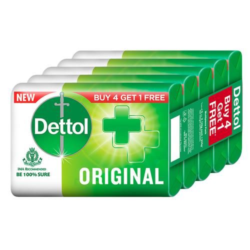 Dettol Original Bathing Soap (Buy 4 Get 1 Free)
