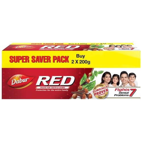 Dabur Red Ayurvedic Toothpaste ( Pack of 2 )
