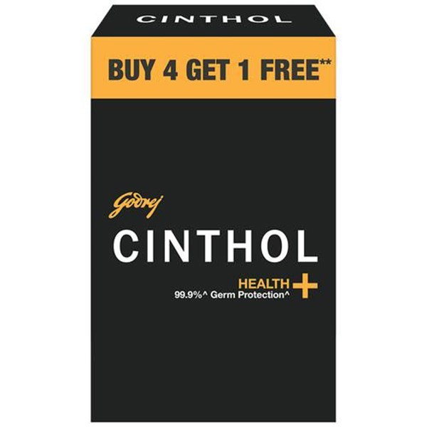 Cinthol Health Soap (Buy 4 Get 1 Free)