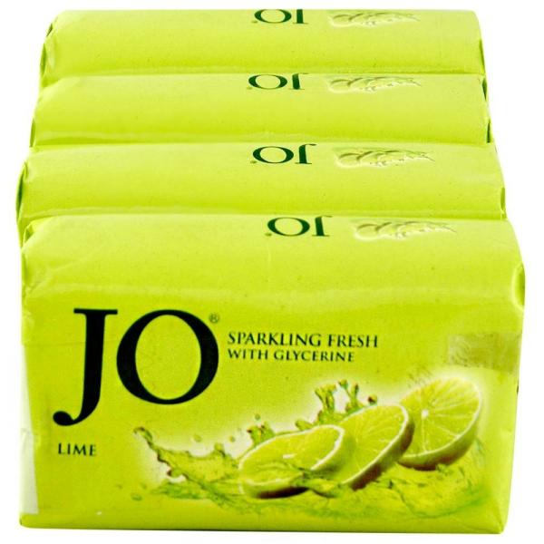 Jo Lime Sparkling Fresh Soap with Glycerine (Pack of 4*150 gm)